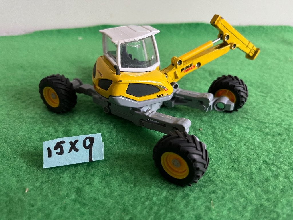 Menzi Muck graafmachine (15 x 9 cm), Ophalen of Verzenden, Zo goed als nieuw