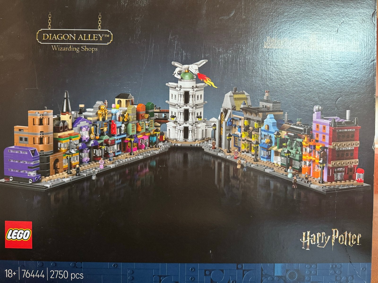 LEGO Harry Potter Diagon Alley 76444 - met doos en boekjes, Ophalen, Zo goed als nieuw, Overige merken
