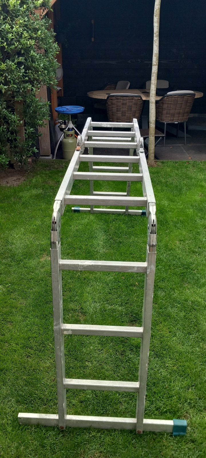 Multifunctionele aluminium ladder - Opvouwbaar, Ophalen