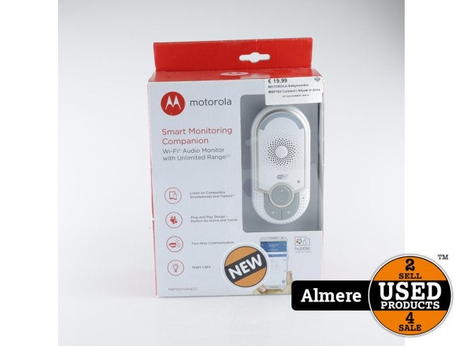 MOTOROLA Babymonitor MBP162 Connect | Nieuw in doos, Motorola, Nieuw, Support@motorola.com, 222 W. Merchandise Mart Plaza
Suite 1800
Chicago, IL 60654
United States