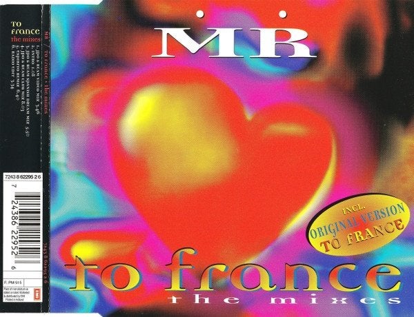 MR CD SINGLE TO FRANCE THE MIXES, Ophalen of Verzenden, Zo goed als nieuw, Pop