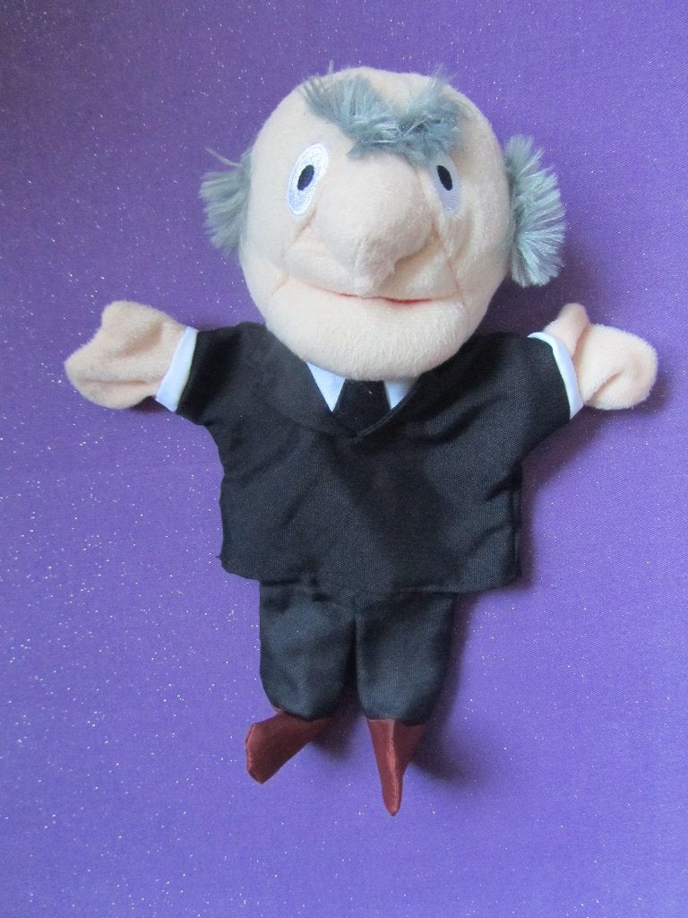 DISNEY THE MUPPETS Knuffel HANDPOP HEER STATLER **Nieuw**, Disney, Overige typen, Nieuw, Ophalen of Verzenden
