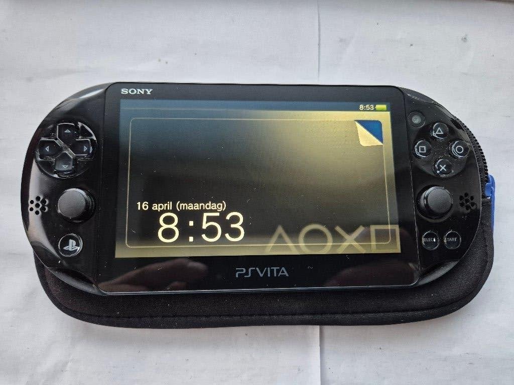 PS VITA slim PCH-2016, Spelcomputers en Games, Ophalen of Verzenden, Gebruikt, Zwart