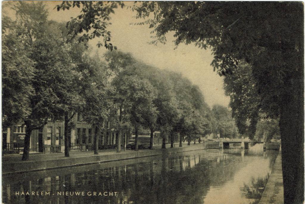 Haarlem – Nieuwe Gracht., Ophalen of Verzenden, 1940 tot 1960, Ongelopen, Noord-Holland