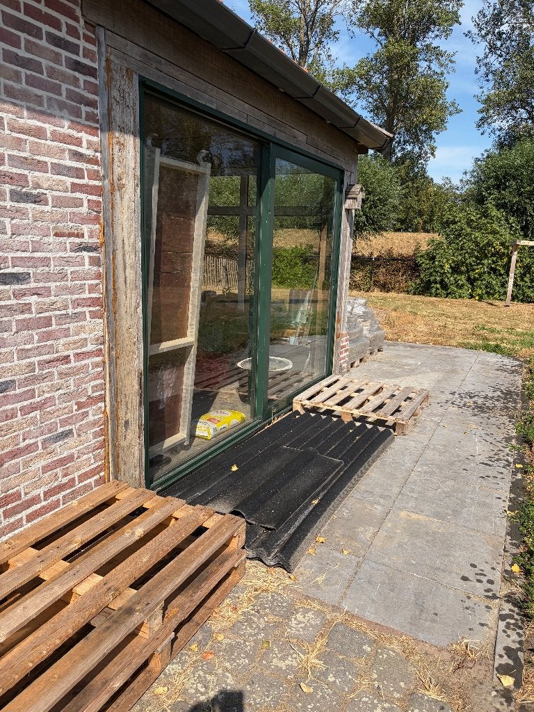 kozijnen, Ophalen, Kunststof, Gebruikt, Inclusief glas
