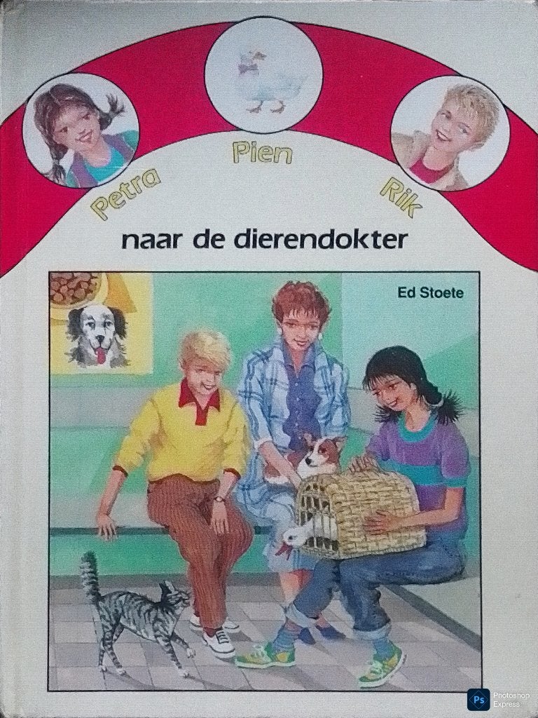 Petra, Pien, En Rik Naar De Dierendokter, Gelezen, Fictie algemeen, Ophalen of Verzenden, Ed Stoete.