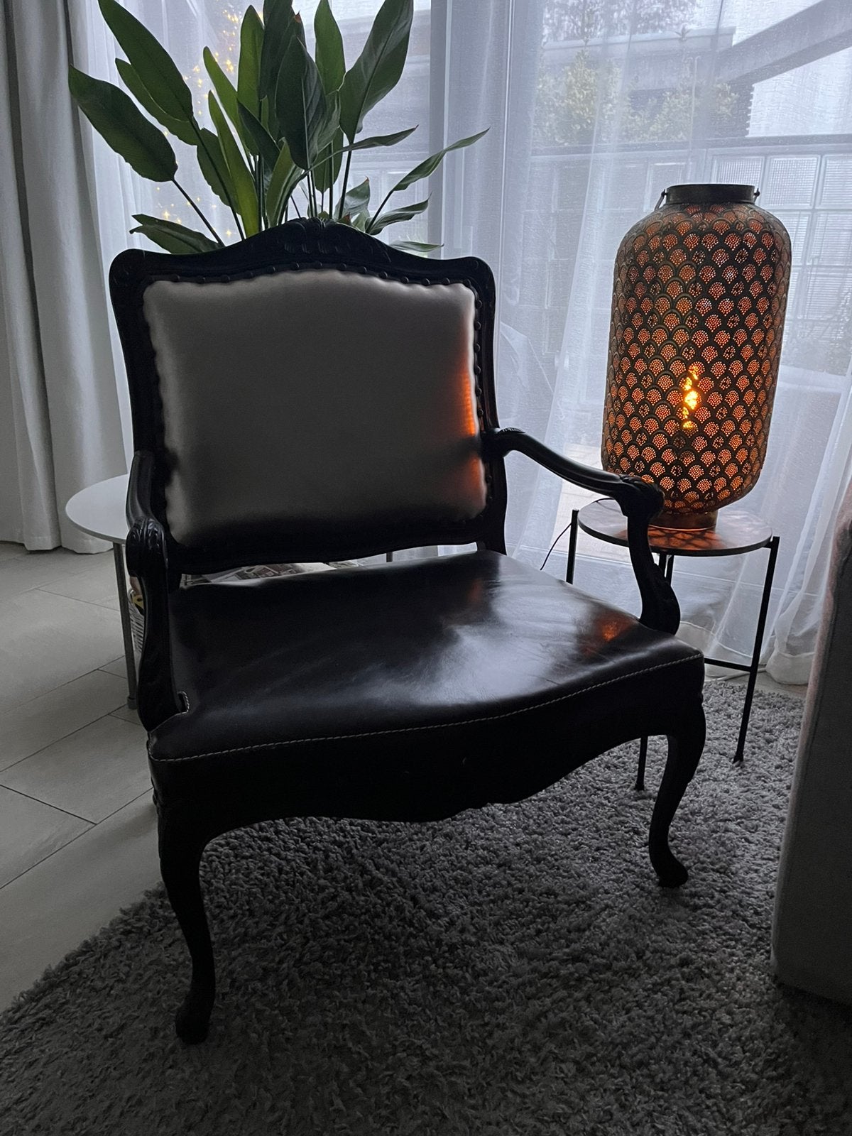 Baxter fauteuil, Huis en Inrichting, Fauteuils, Ophalen, Zo goed als nieuw, 75 tot 100 cm, 50 tot 75 cm