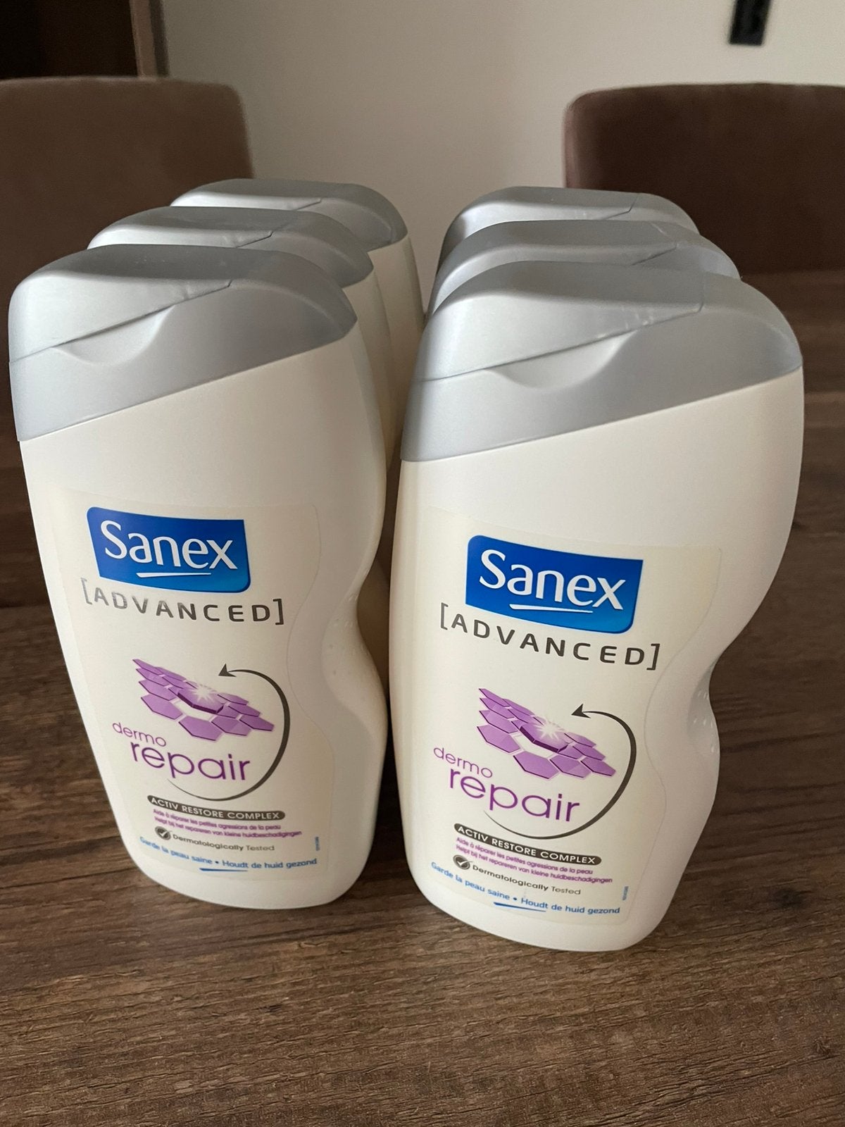 6 Flessen Sanex Douchecreme 500 ml, Ophalen of Verzenden, Nieuw