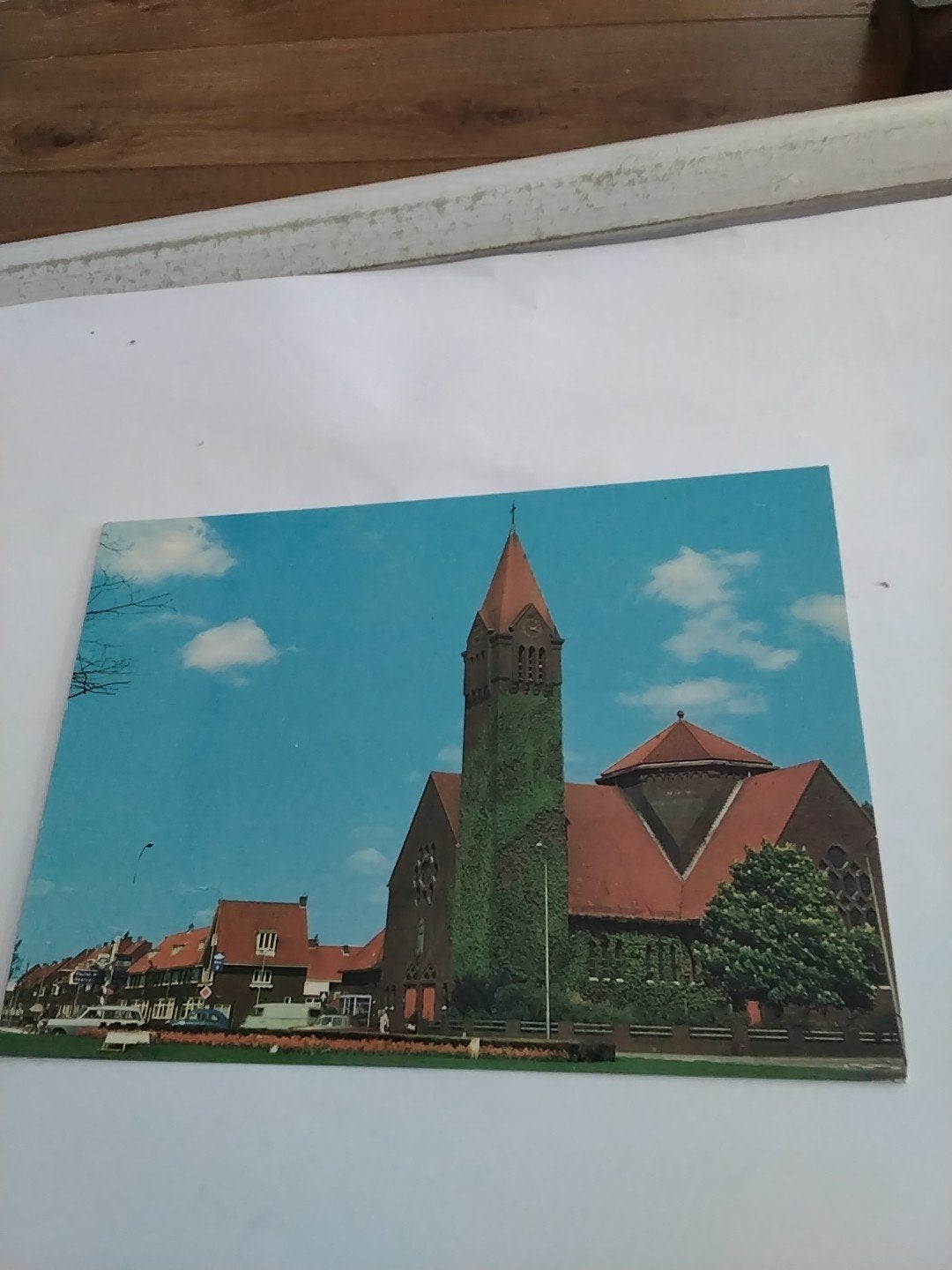 Oude ansichtkaart Utrecht Majella-kerk, Ophalen of Verzenden
