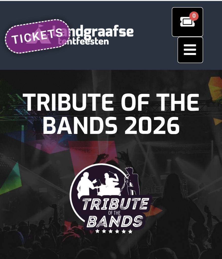 Kaarten tribute of the bands Landgraaf, Tickets en Kaartjes, Twee personen
