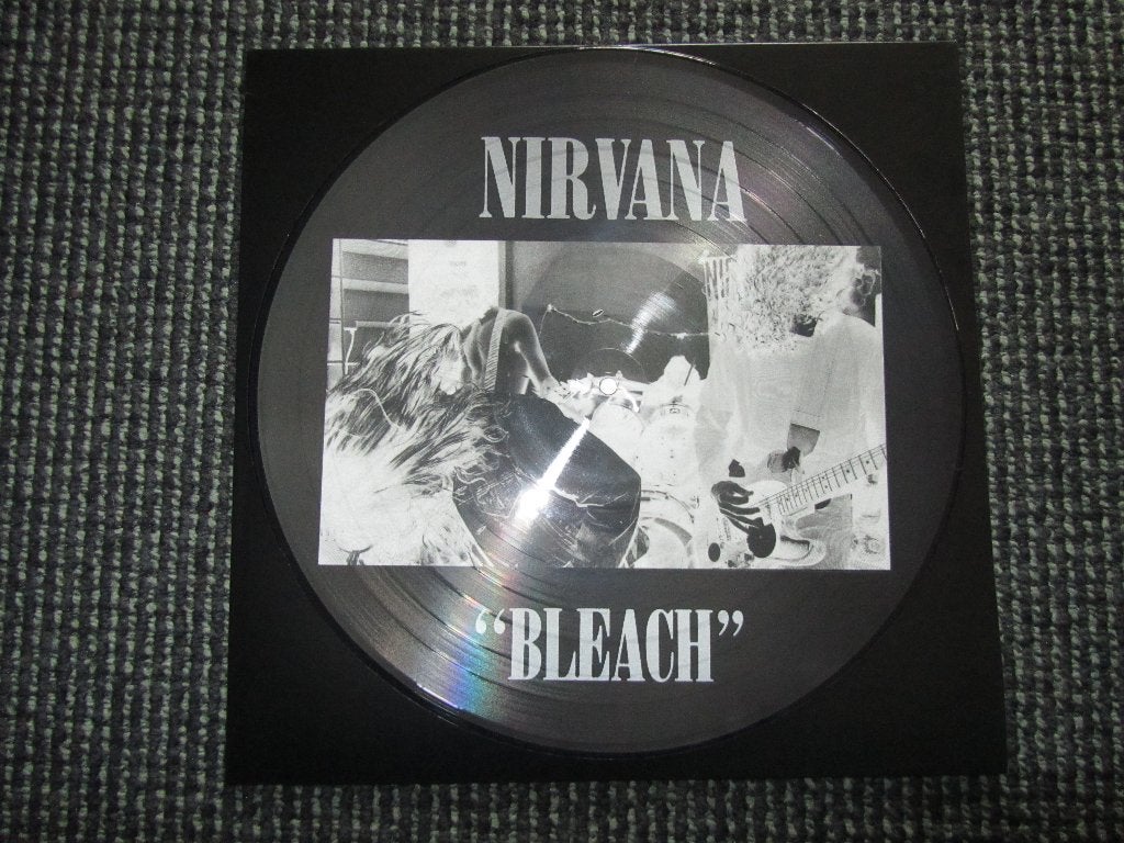 Picture Disc LP Nirvana Bleach 1998 rock vinyl About a Girl, Ophalen of Verzenden, Zo goed als nieuw, Picture disc, 12 inch