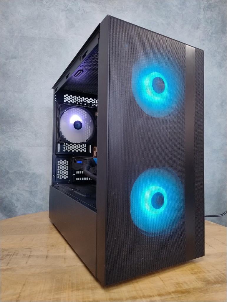 Game PC Ryzen 5 2400 | GTX 1050 Ti | 16GB | SSD + HDD | RGB, Computers en Software, Desktop Pc's, Ophalen of Verzenden, Zo goed als nieuw