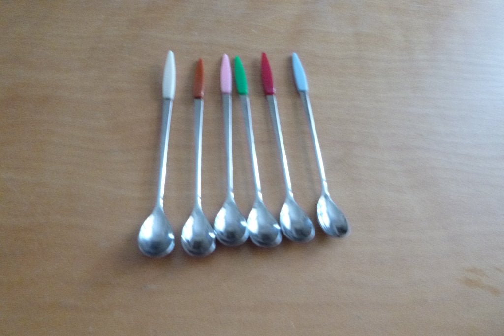 6 retro ijslepeltjes, Ophalen of Verzenden, Huis en Inrichting