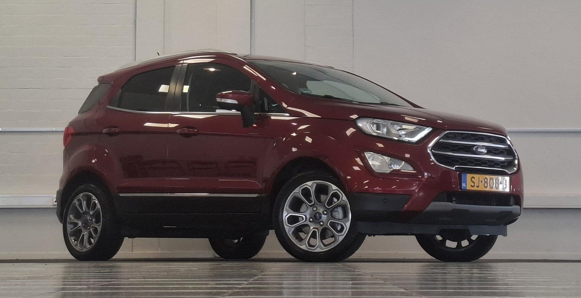 Ford EcoSport 1.0 EcoBoost Titanium Trekhaak Camera Navi 100, Auto's, Voorwielaandrijving, Gebruikt, Ecosport, Origineel Nederlands