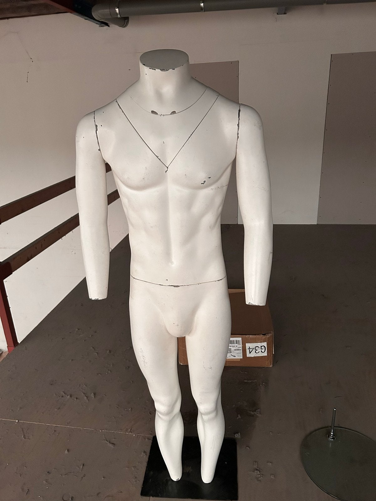 Paspop man - Ideaal voor kledingwinkel, Hobby en Vrije tijd, Naaien en Fournituren, Ophalen, Gebruikt, Paspop