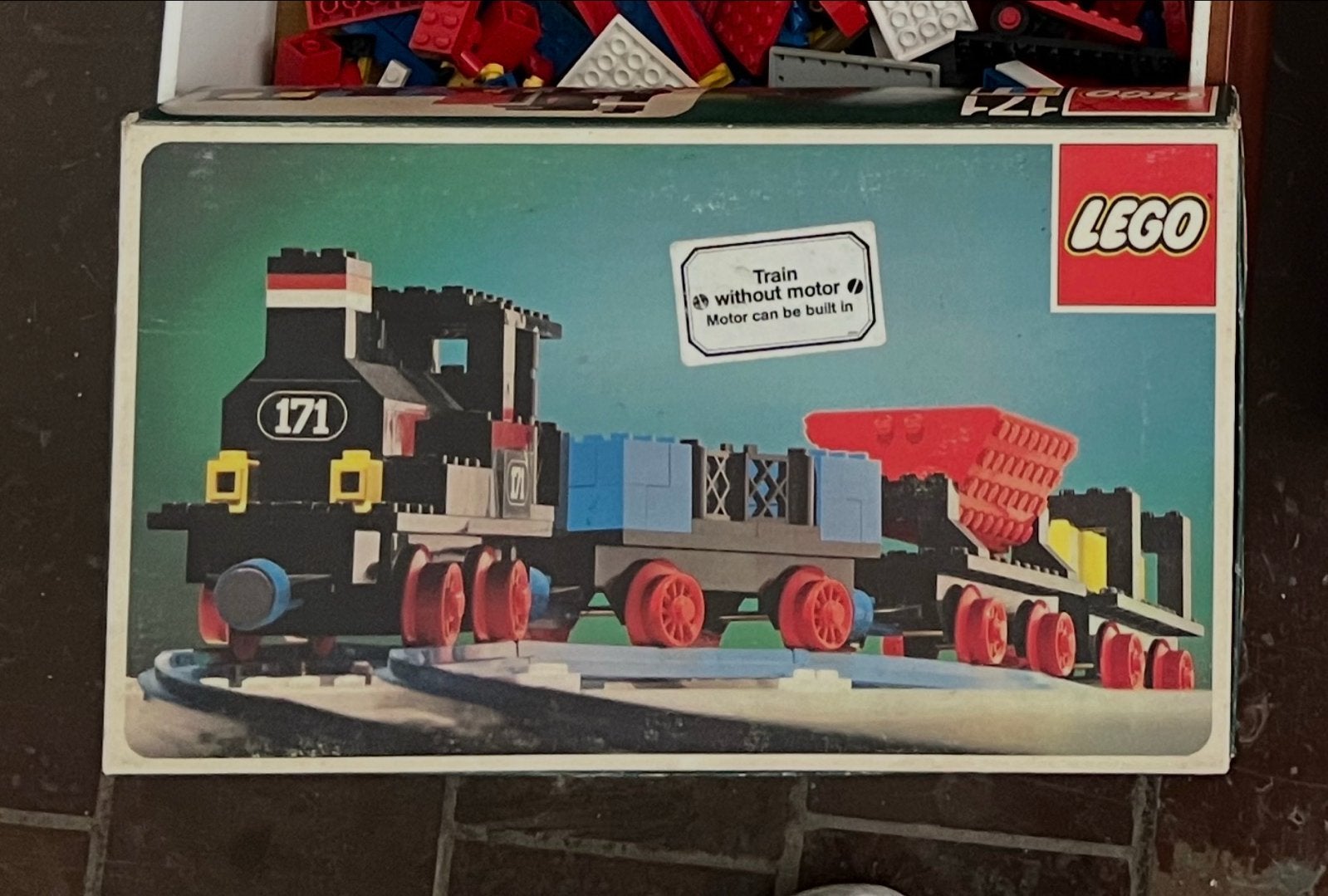Vintage LEGO Trein Set 171 - Zonder Motor, Kinderen en Baby's, Speelgoed | Duplo en Lego, Gebruikt, Overige thema's, Lego, Ophalen of Verzenden
