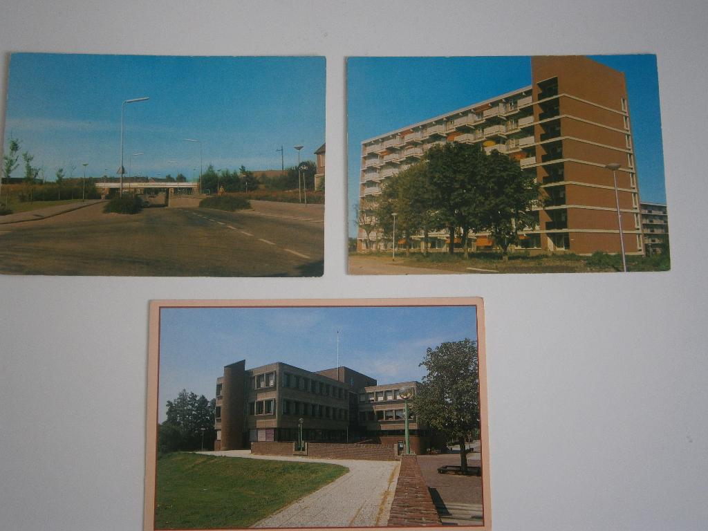 Waddinxveen  3 ansichten, Ophalen of Verzenden, Ongelopen, Zuid-Holland