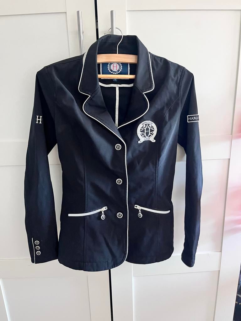 Wedstrijdjasje Harcour maat S, Dieren en Toebehoren, Paardrijkleding, Gebruikt, Dressuur, Ophalen of Verzenden, Dames