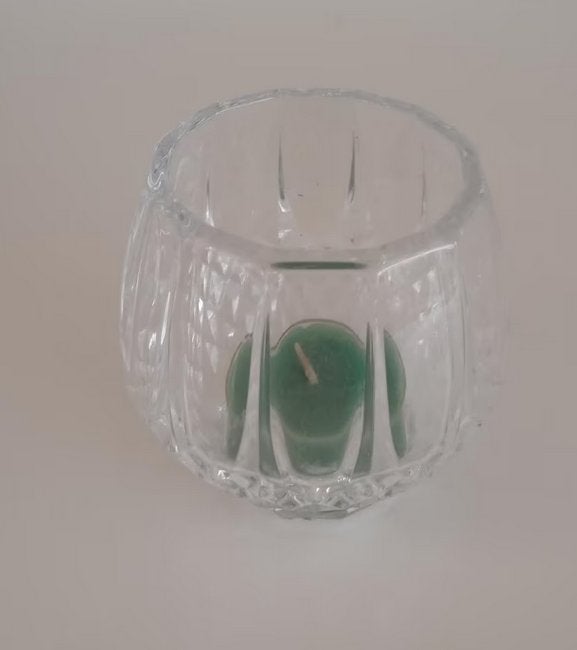 Glazen windlicht, Oosterveldweg 15, 7274 DZ, Verzenden, 8 cm, Stichting Angel's Choice