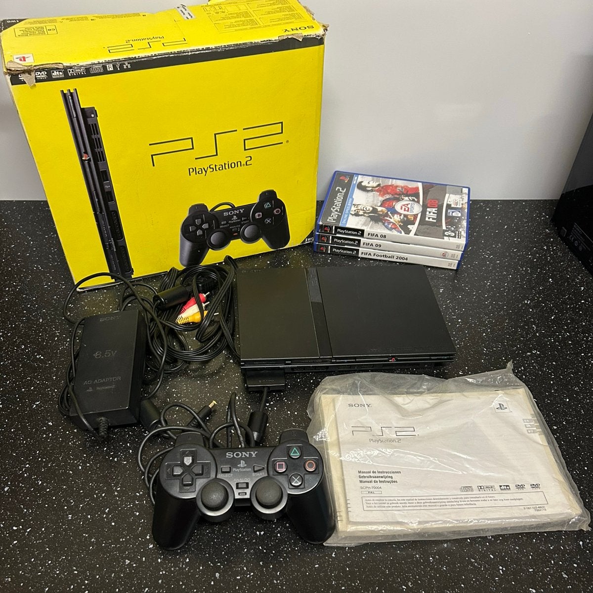 PlayStation 2 Compleet in Doos met Controller en Spellen, Spelcomputers en Games, Spelcomputers | Sony PlayStation 2, Ophalen of Verzenden