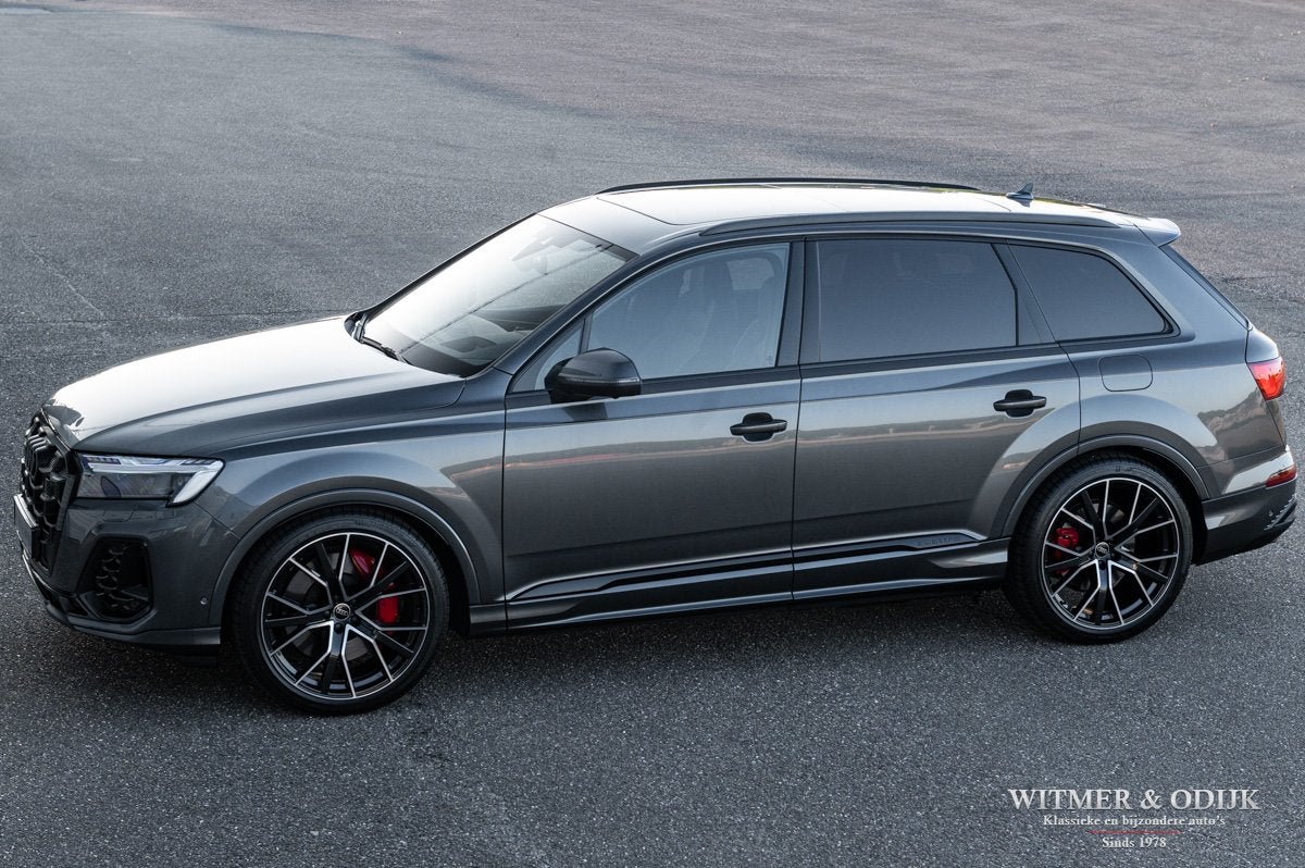 Audi Q7 60 TFSI e quattro Pro Line S Competition NL-auto, ga, Auto's, Automaat, Dealer onderhouden, Gebruikt, Zwart