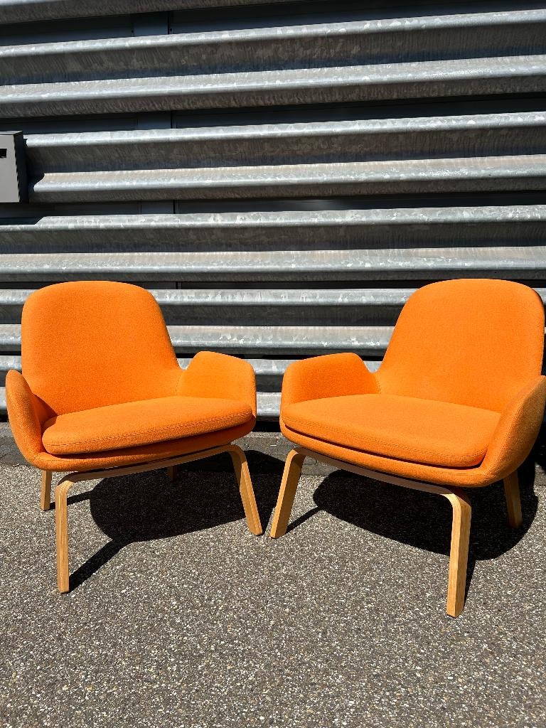 2 Normann Copenhagen Era low lounge chair fauteuil stoel, Ophalen, Gebruikt, 75 tot 100 cm, Nvt