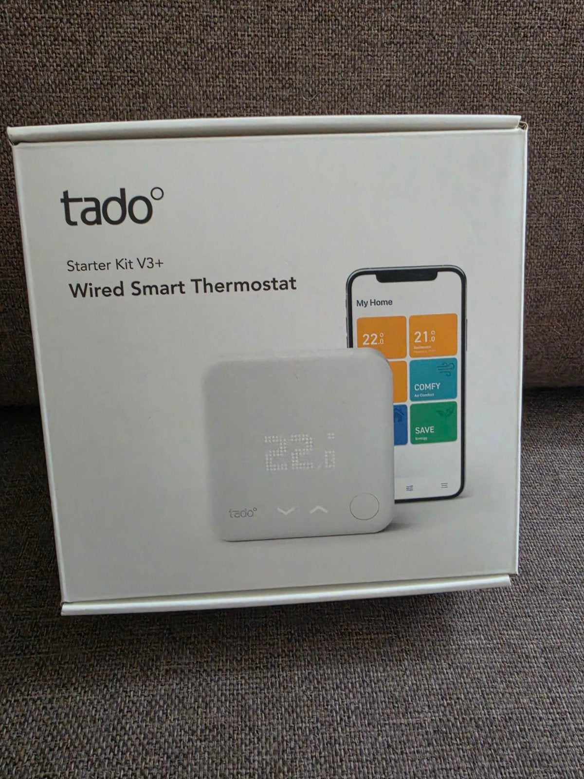 Tado Starter Kit V3+ Bedrade Slimme Thermostaat - Z.G.A.N., Ophalen of Verzenden, Slimme thermostaat, Zo goed als nieuw