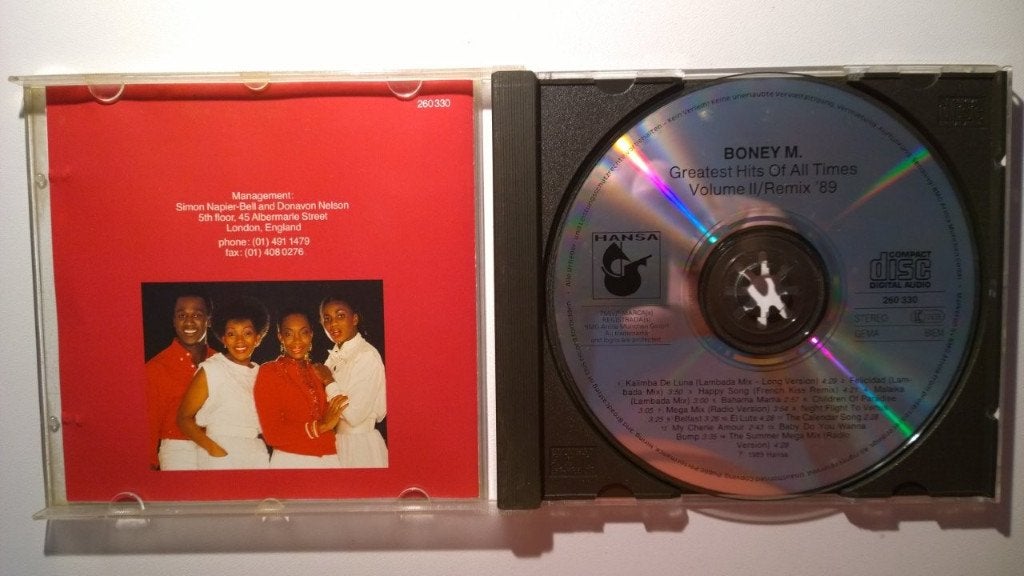Boney M. - Greatest Hits Of All Times Remix '89 Volume II, Ophalen of Verzenden, Zo goed als nieuw, Pop, Album
