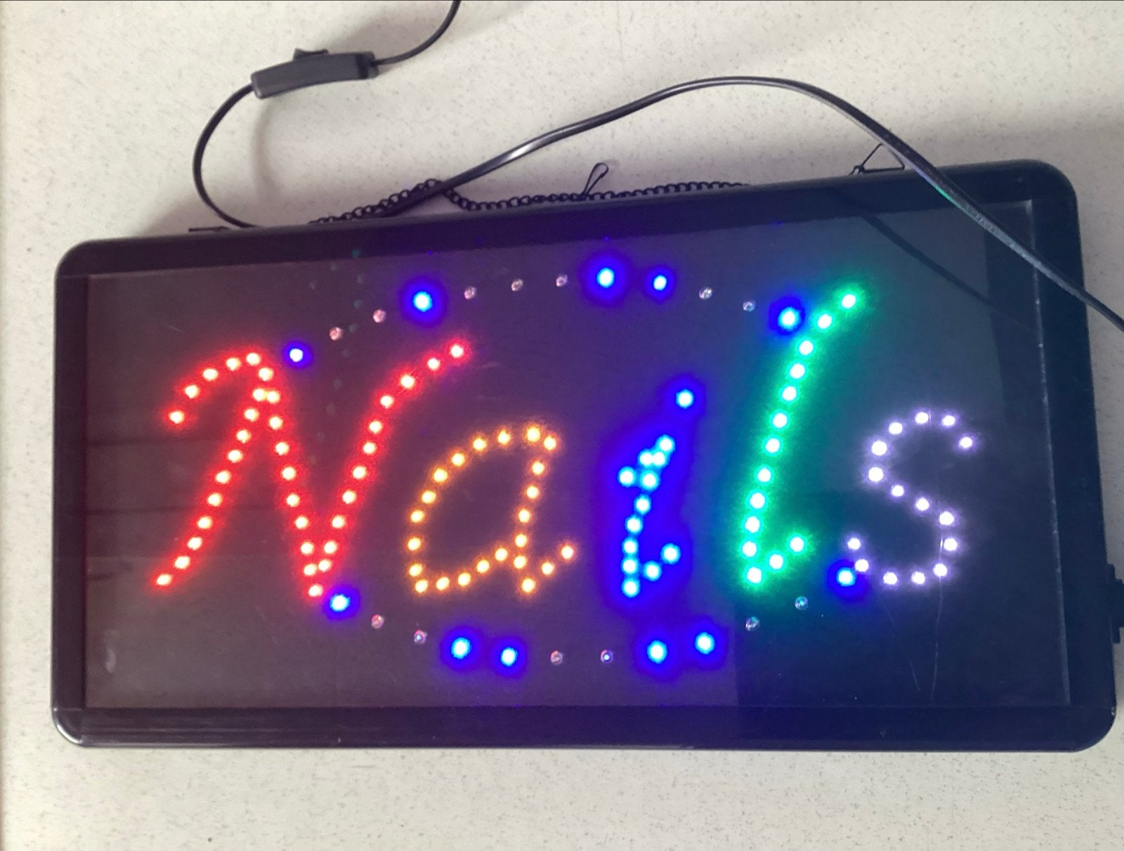 LED Neon Bord 'Nails' - Perfect voor Nagelsalon, Ophalen of Verzenden