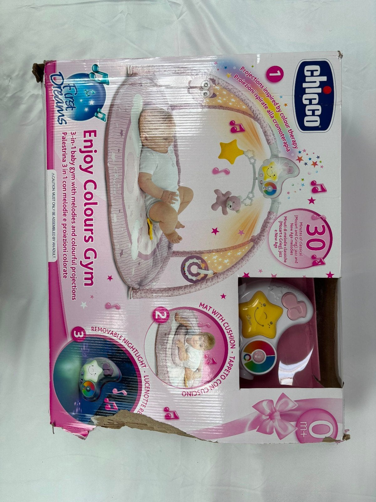 Chicco enjoy colours gym, nieuw in doos, Kinderen en Baby's, Speelgoed | Babyspeelgoed, Ophalen of Verzenden, Zo goed als nieuw