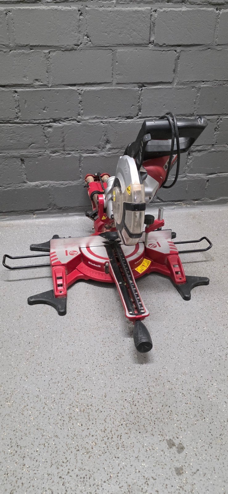 Einhell TH-SM 2131 Dual Afkortzaag - 1500W, Gebruikt, 70 mm of meer, Einhell, Ophalen of Verzenden