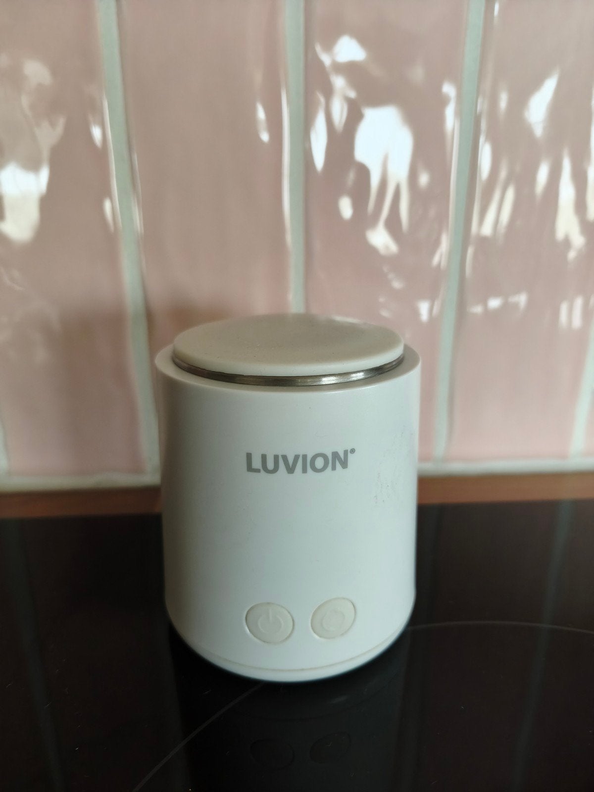 Luvion flessenwarmer, Flessen- of potjesverwarmer, Luvion, Ophalen of Verzenden, Zo goed als nieuw