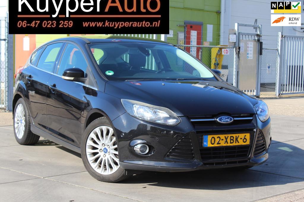 Ford Focus 1.0 EcoBoost Lease Titanium VOL OPTIES, Euro 5, 101 pk, Gebruikt, 635 kg