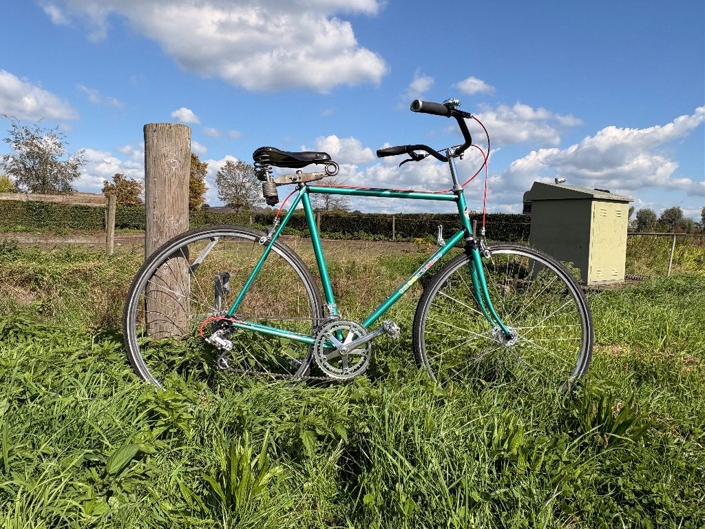 Retro fiets, Fietsen en Brommers, Gebruikt, Velgrem, Versnellingen, Ophalen