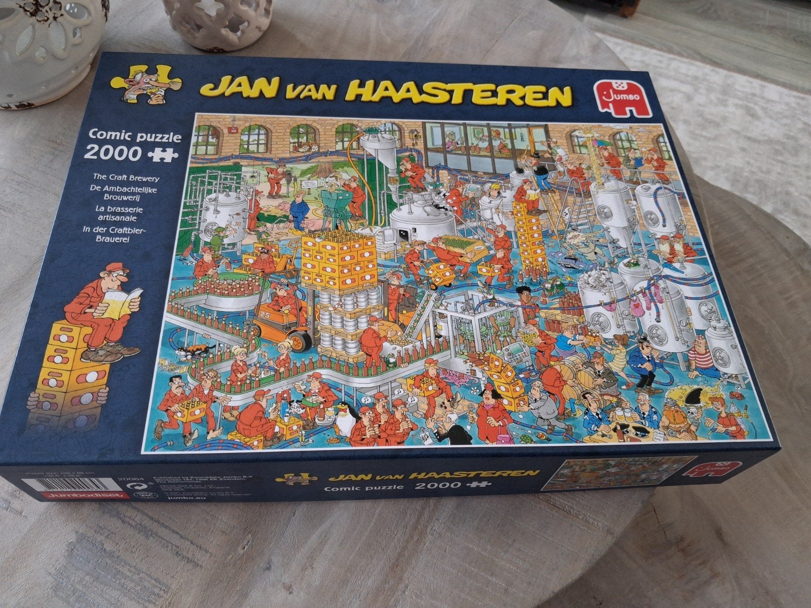 Jan van Haasteren Ambachtelijke brouwerij 2000 stukjes, Ophalen of Verzenden, Meer dan 1500 stukjes, Zo goed als nieuw, Legpuzzel