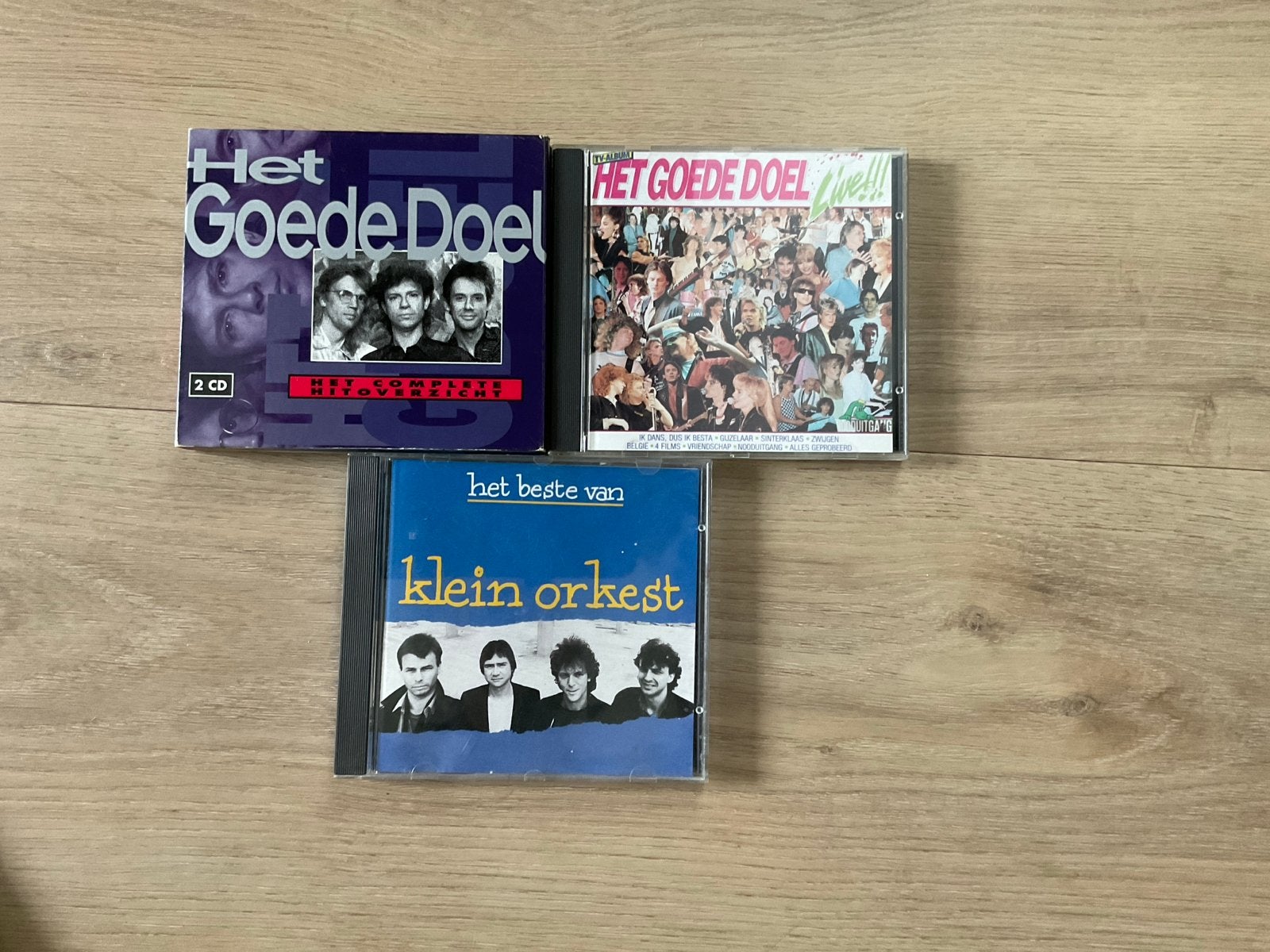 Het Goede Doel & Klein Orkest CD's - Popmuziek Collectie, Cd's en Dvd's, Ophalen, Gebruikt, Inclusief boekje, Verzamelalbum