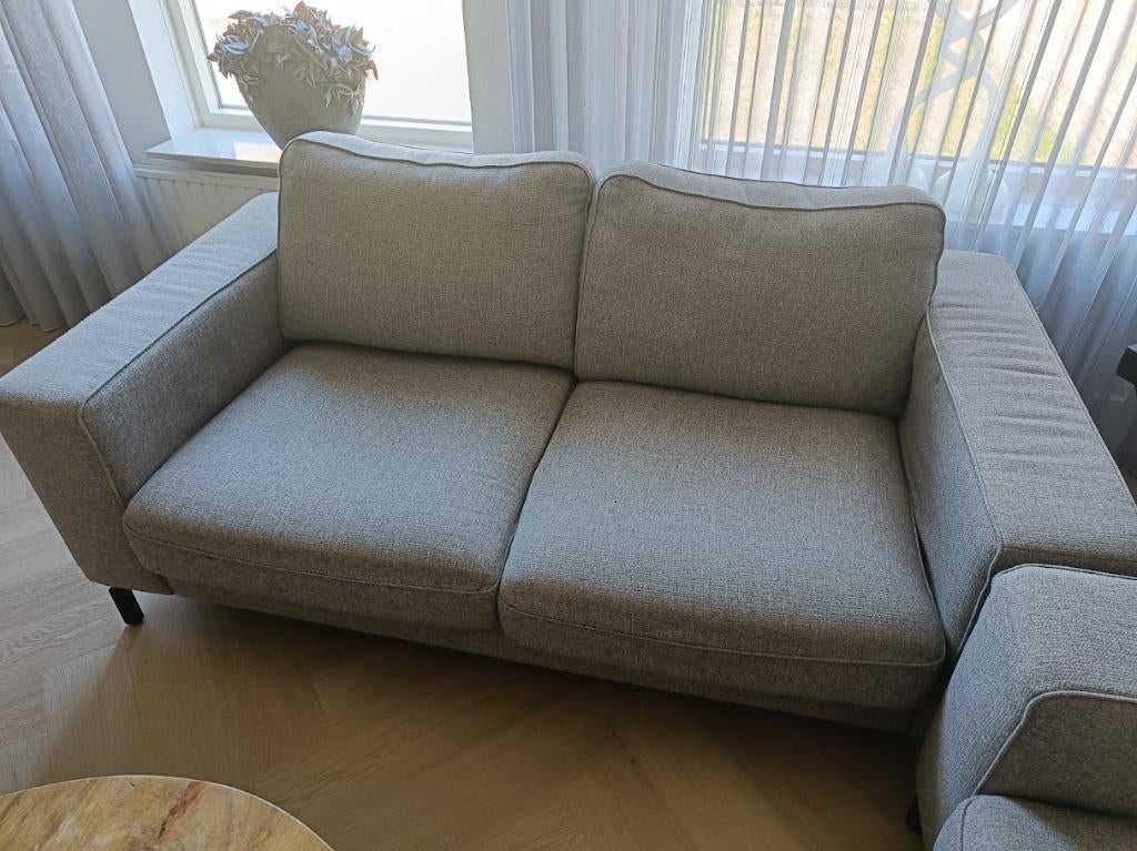 Heerlijke comfortabele 2 zits bank grijs, Huis en Inrichting, Ophalen, Algemeen, 150 tot 200 cm, Tweepersoons