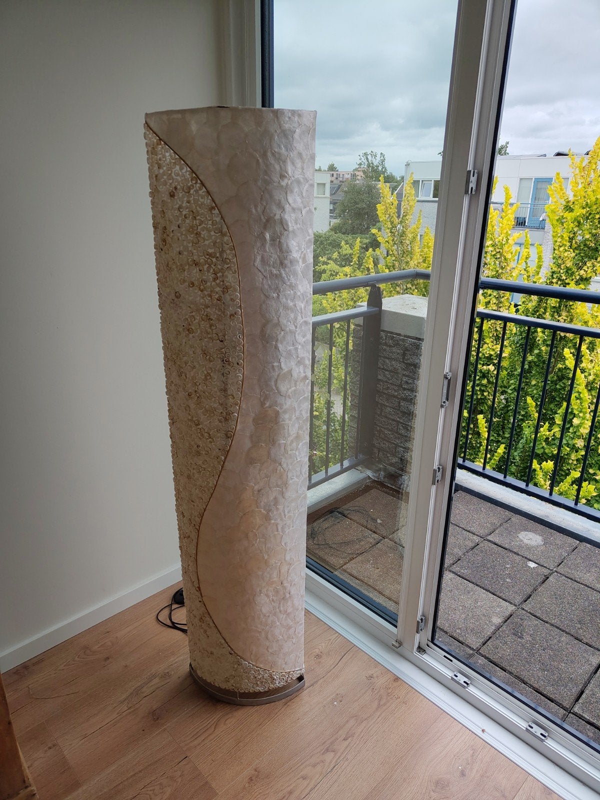 Unieke schelpen vloerlamp - sfeervolle verlichting, Ophalen, Natuurlijk materiaal, Bohemian, Natuurlijk, Sfeervol, E27 (groot)