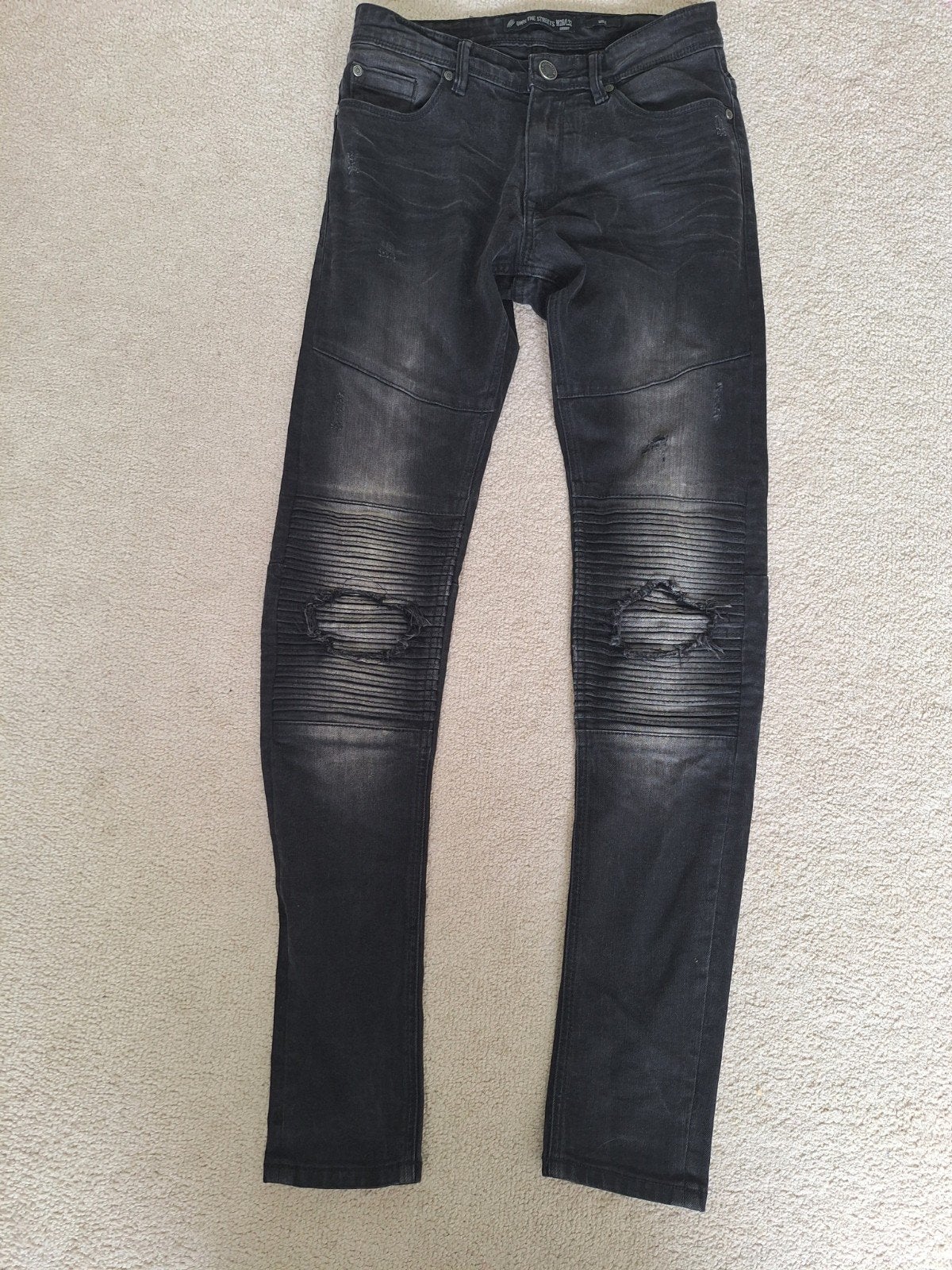 zwarte jeans 28/32, Kleding | Heren, Zwart, W32 (confectie 46) of kleiner, Ophalen of Verzenden, Zo goed als nieuw