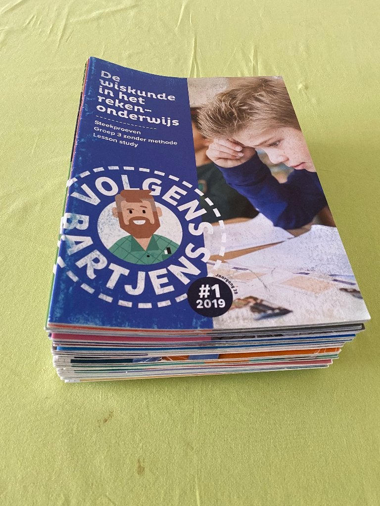 35 reken-tijdschriften Volgens Bartjens, Ophalen of Verzenden, Beta, Gelezen, Niet van toepassing