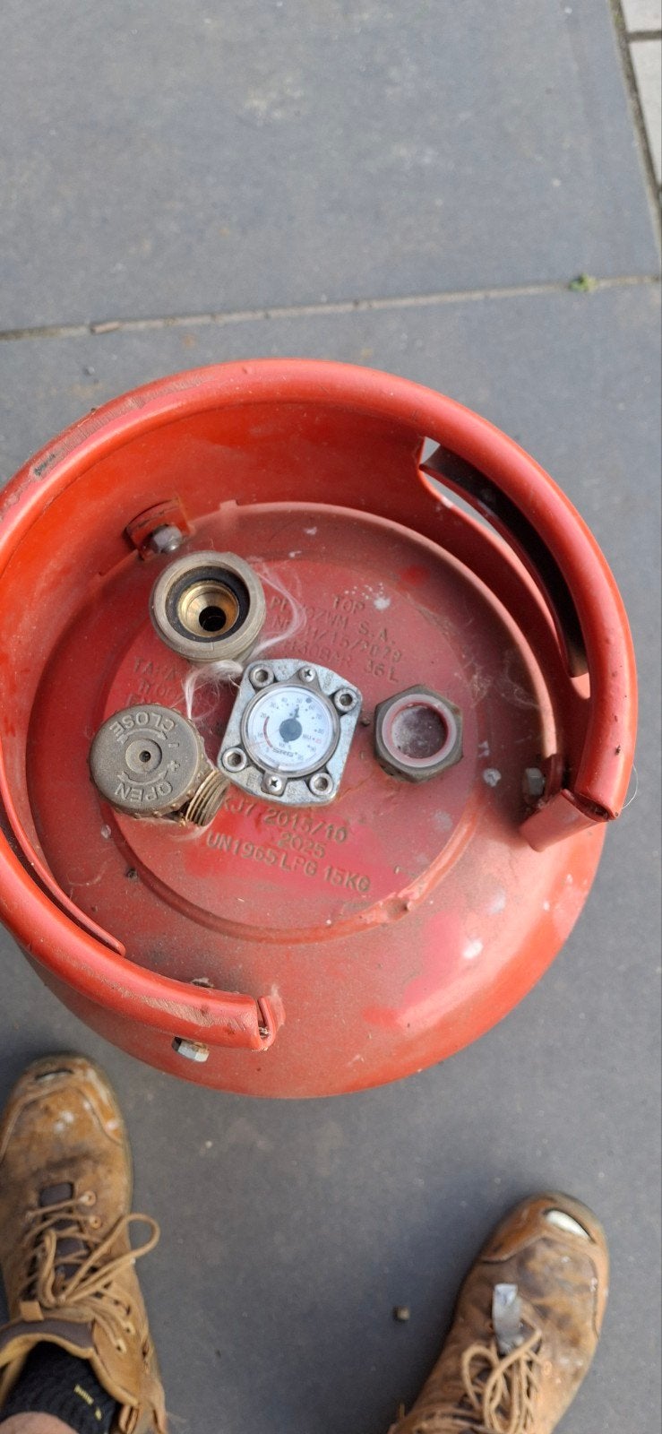 Gasfles hervulbaar, Ophalen of Verzenden