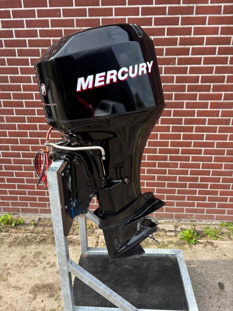 Mercury 60 pk 4 takt EFI langstaart, Watersport en Boten, Ophalen, Viertaktmotor, Zo goed als nieuw, 30 pk of meer