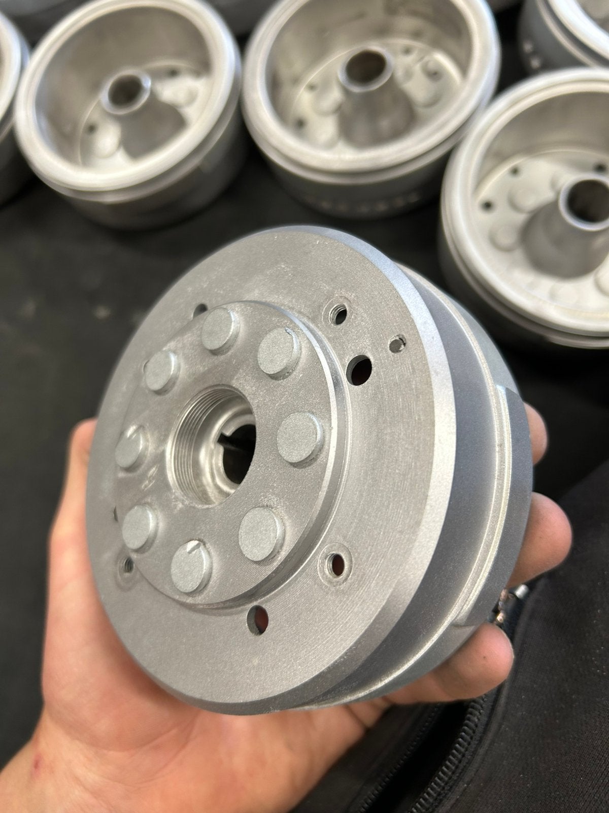 1. Afgedraaid AC vliegwiel piaggio 125-180, Motoren, Tuning en Styling, Ophalen of Verzenden