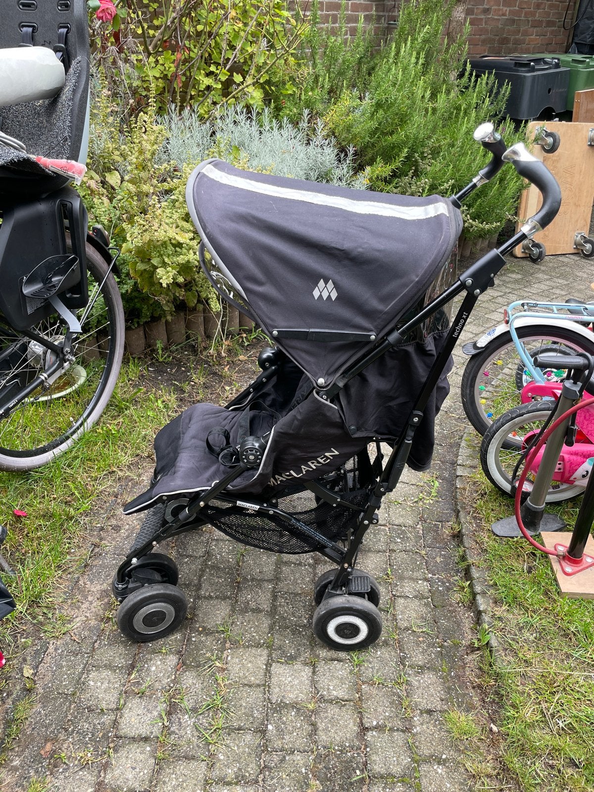 Maclaren buggy met verstelbare rugleuning en zonnekap, Ophalen, Gebruikt, Maclaren, Verstelbare rugleuning