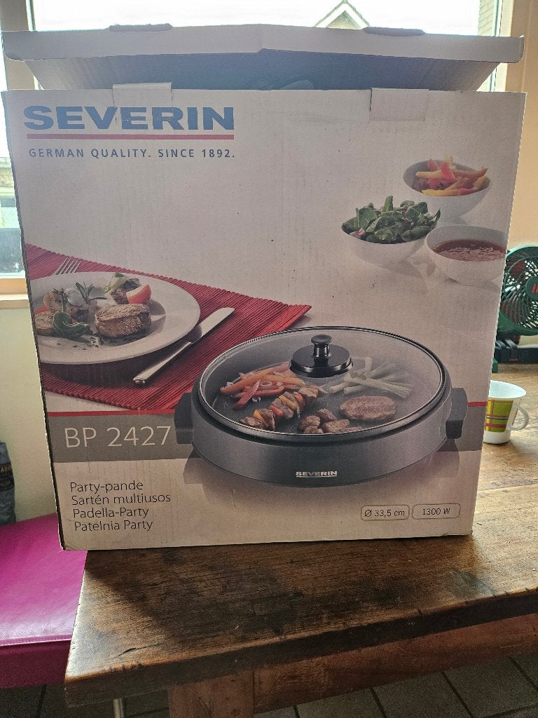 Severin, multipurpose pan, 1300 watt., Overige materialen, Met deksel, Overige typen, Nieuw