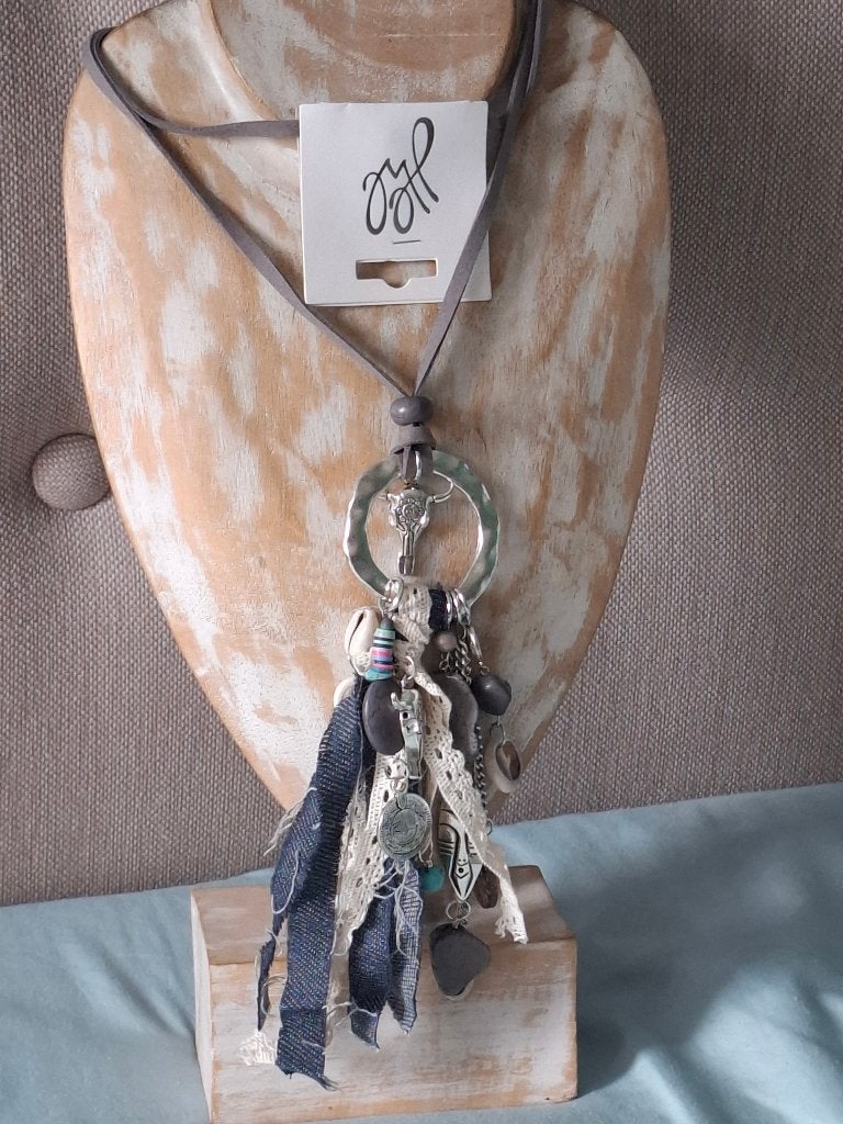 Ibiza ketting, Ophalen of Verzenden, Zo goed als nieuw, Overige kleuren, Overige materialen