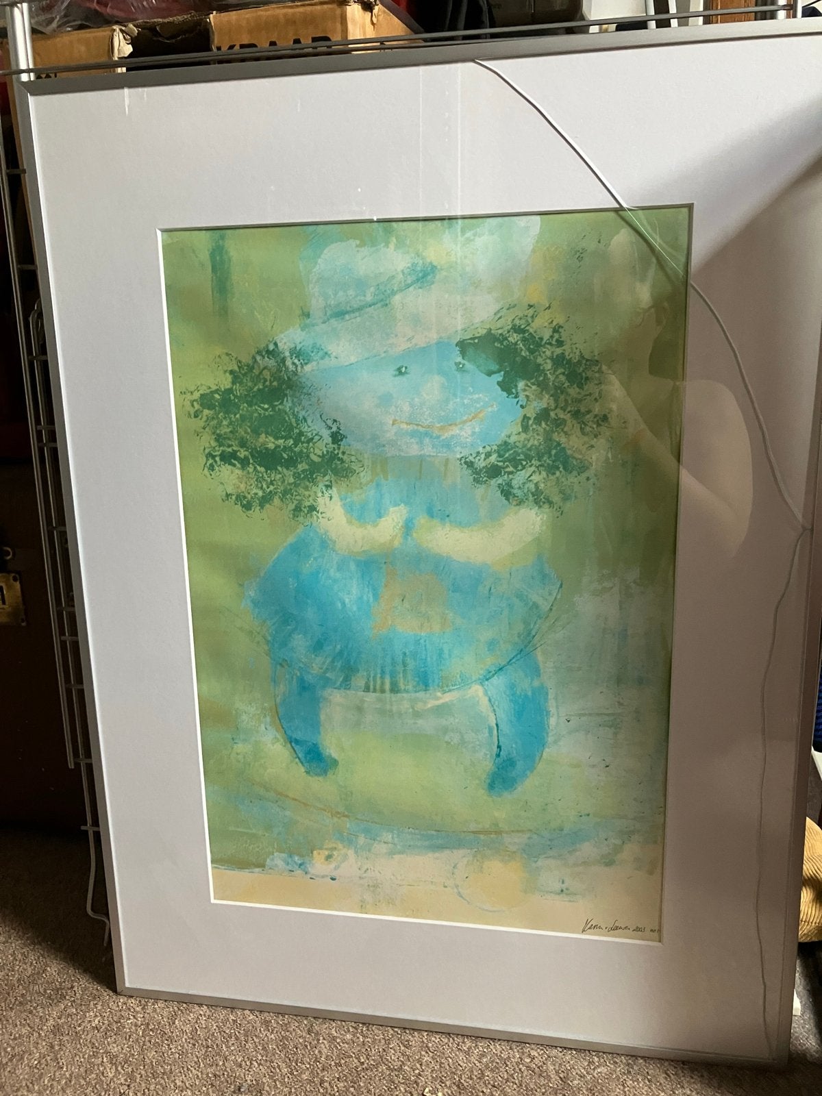 Litho Karin van Leeuwen 2003 no 1, Genummerd, Lithografie, Abstract, Ophalen