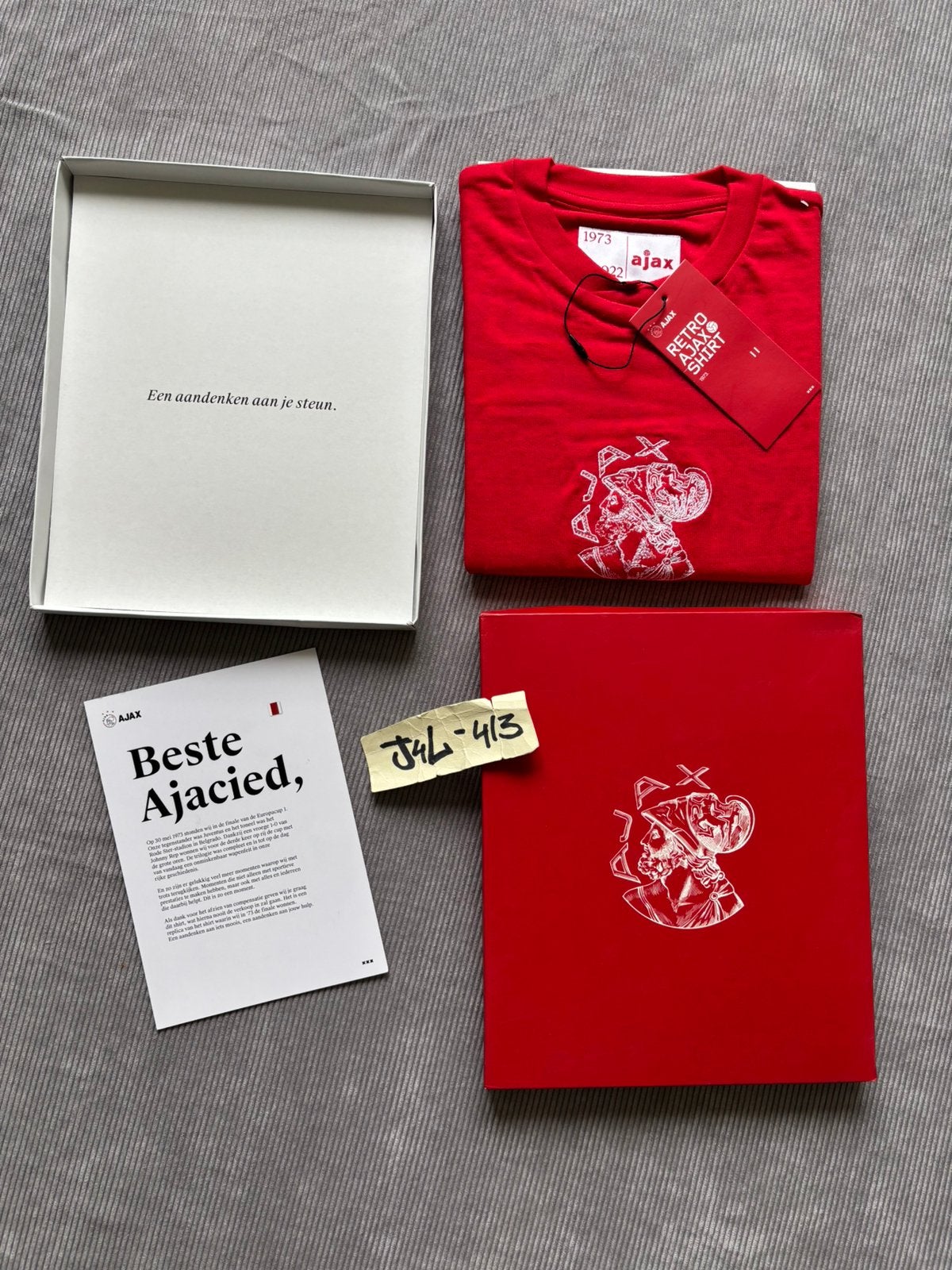 Ajax shirt 21/22 limited edition 34 tdk fside fside tdk, Verzamelen, Verzenden, Nieuw, Ajax, Shirt