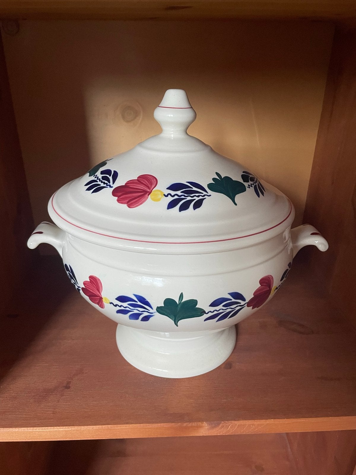Boerenbont Vintage Soepterrine/schaal, Antiek en Kunst, Ophalen