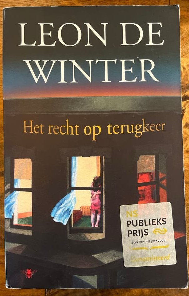 Het recht op terugkeer - Leon de Winter (NS Publieksprijs), Boeken, Ophalen of Verzenden, Gelezen, Nederland
